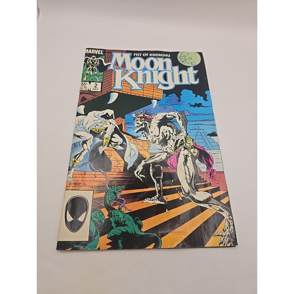 Moon‎ Knight Fist of Khonshu #2 (1985) Marvel – 1st app Arthur Harrow